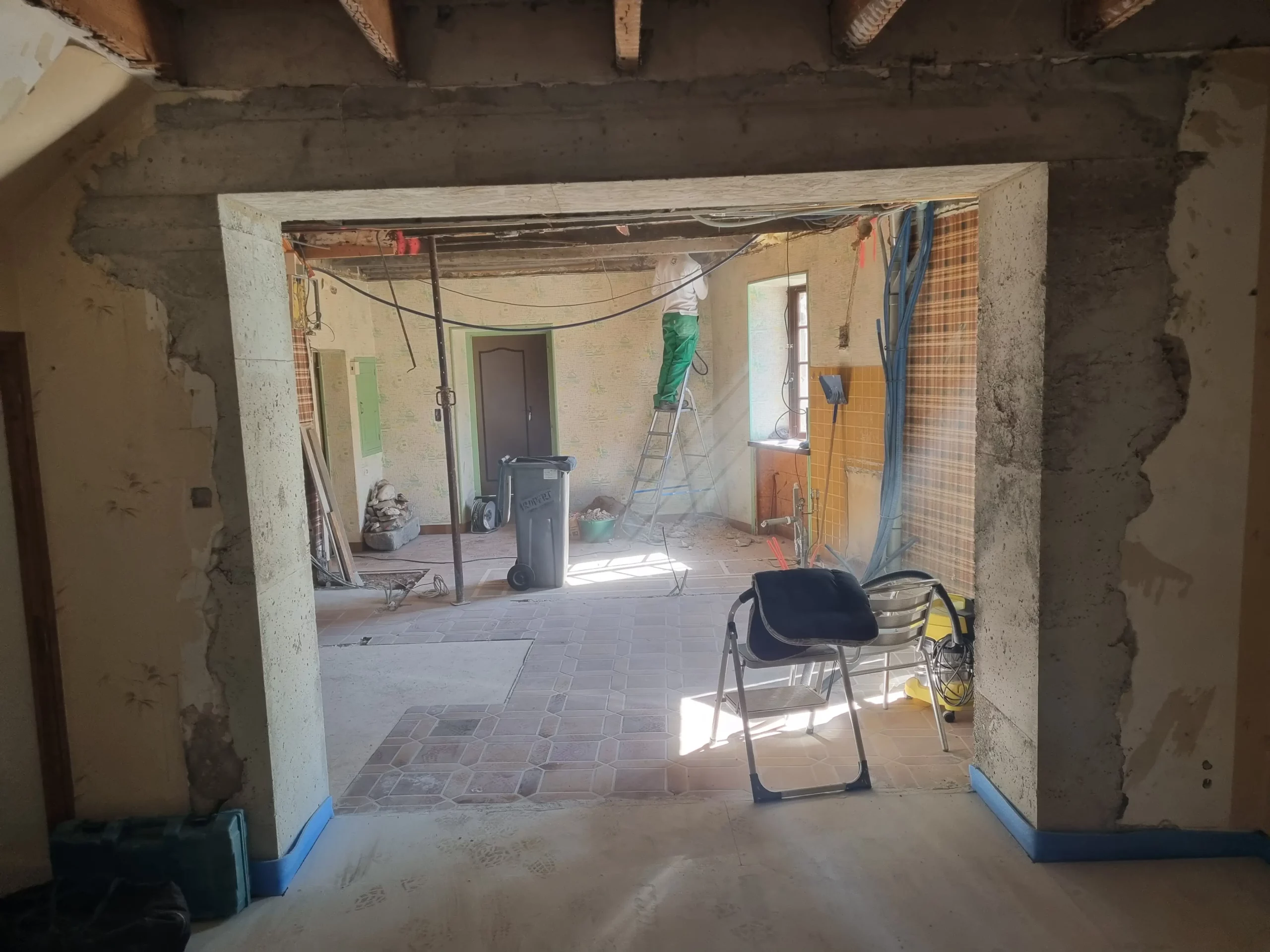 Travaux de rénovation, création d'ouvertures en Ardèche, Chazal Maçonnerie