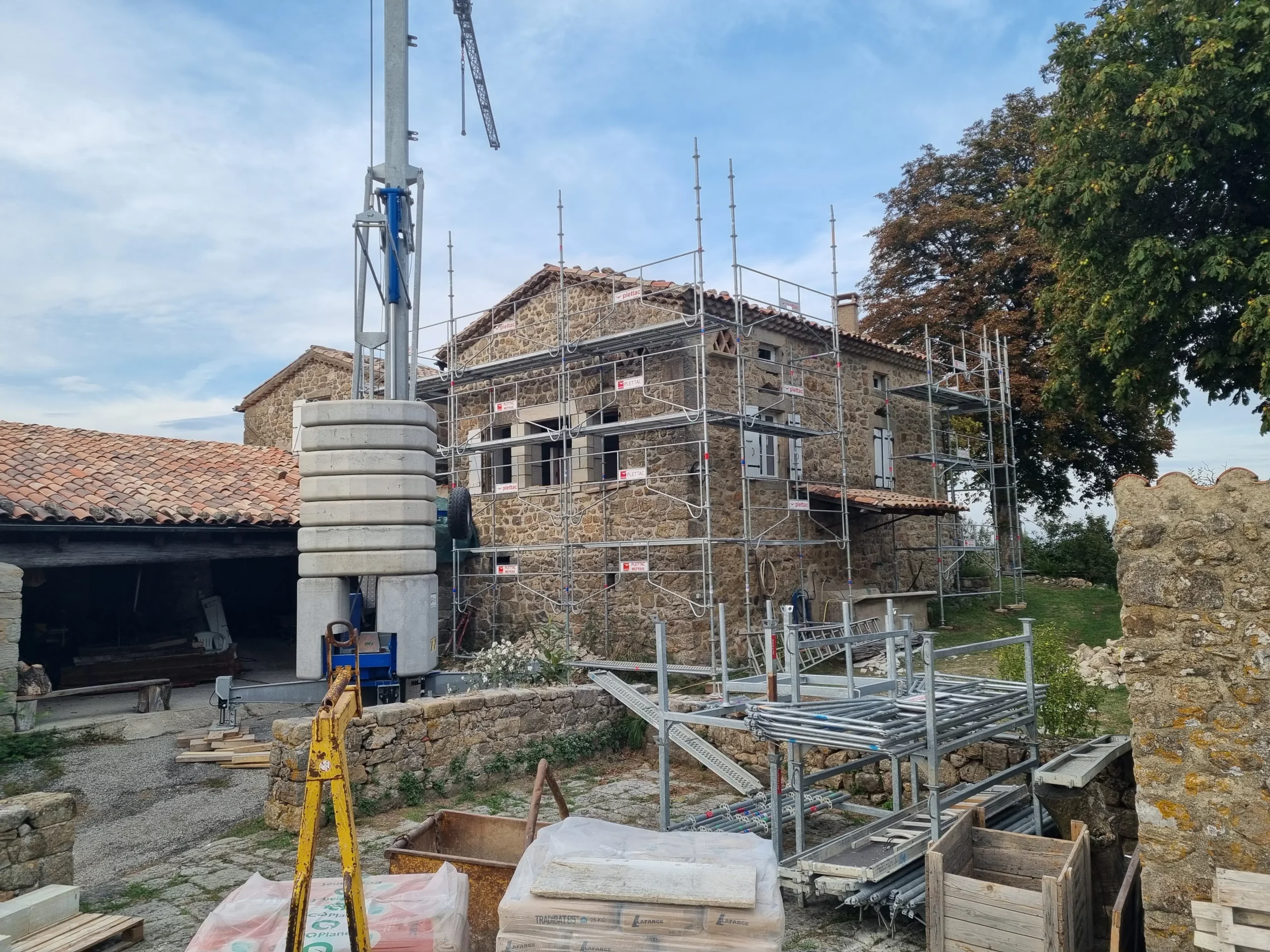 Travaux de rénovation, réhabilitation en Ardèche, Chazal Maçonnerie