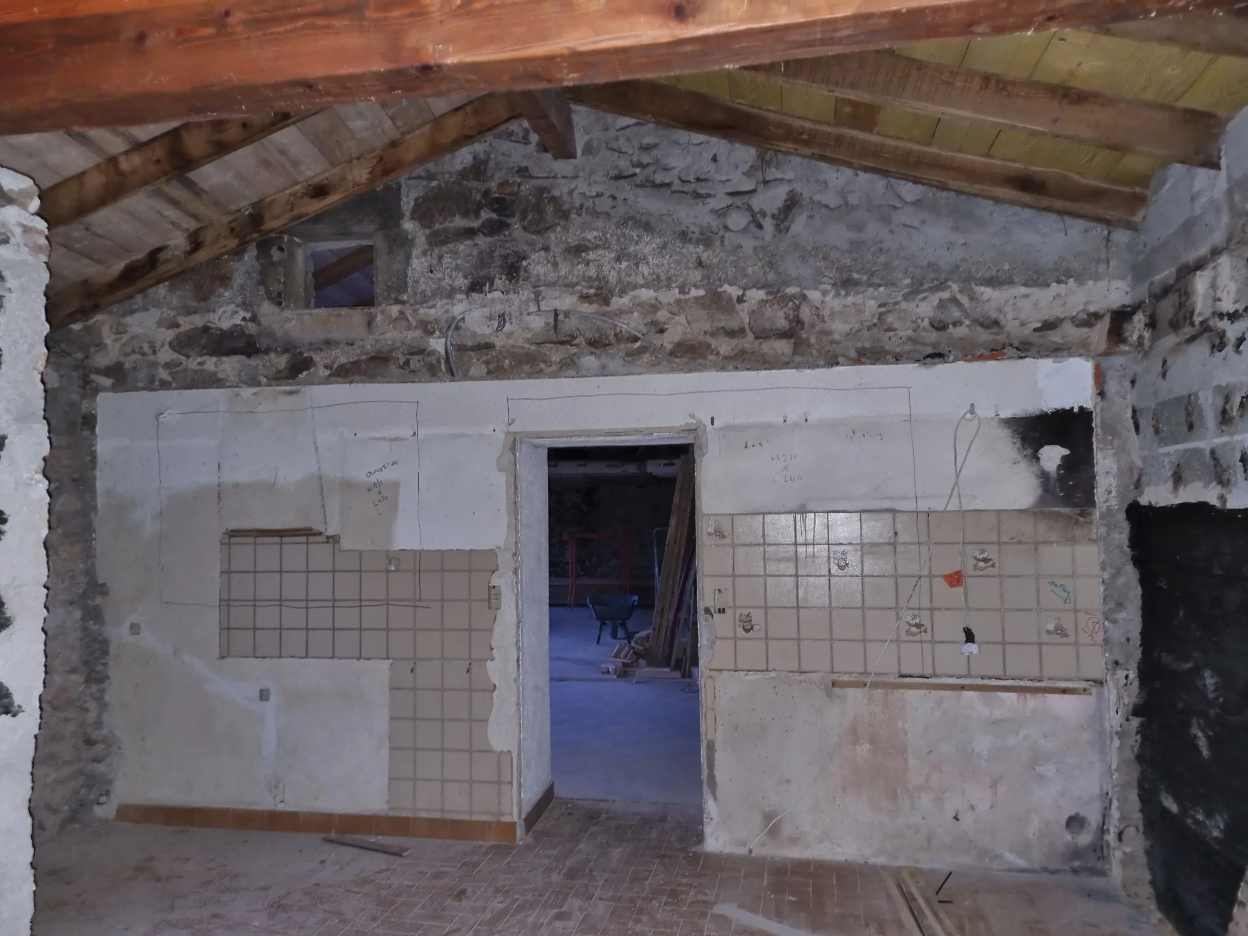 Travaux de rénovation, création d'ouvertures en Ardèche, Chazal Maçonnerie