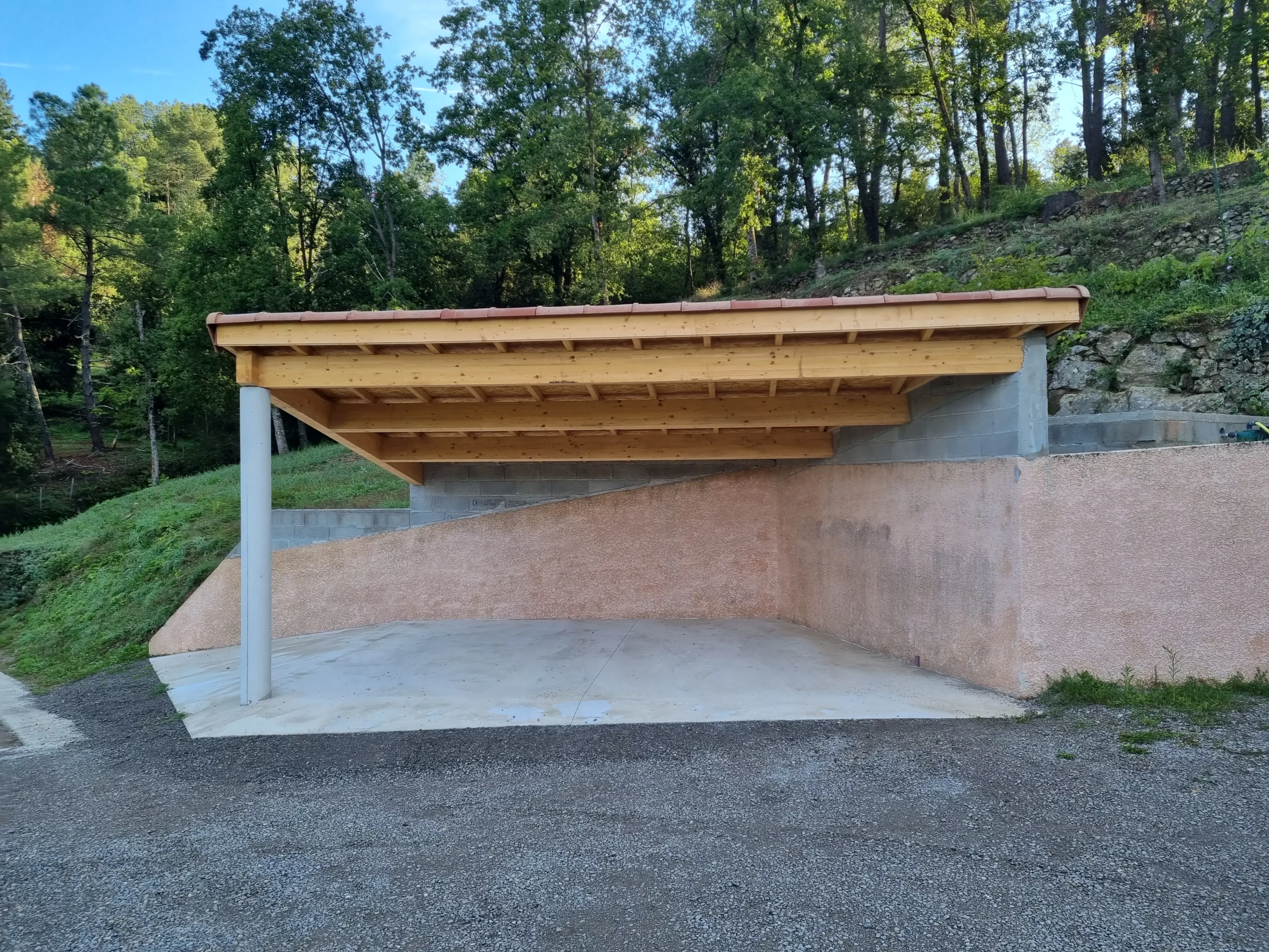 Travaux neufs extensions en Ardèche Chazal Macconerie