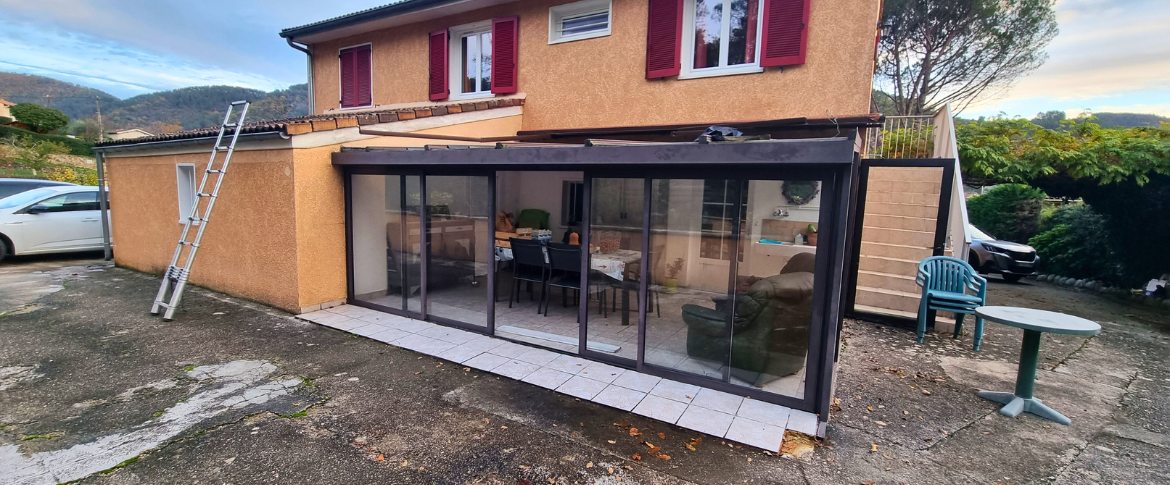 Travaux neufs extensions en Ardèche Chazal Macconerie